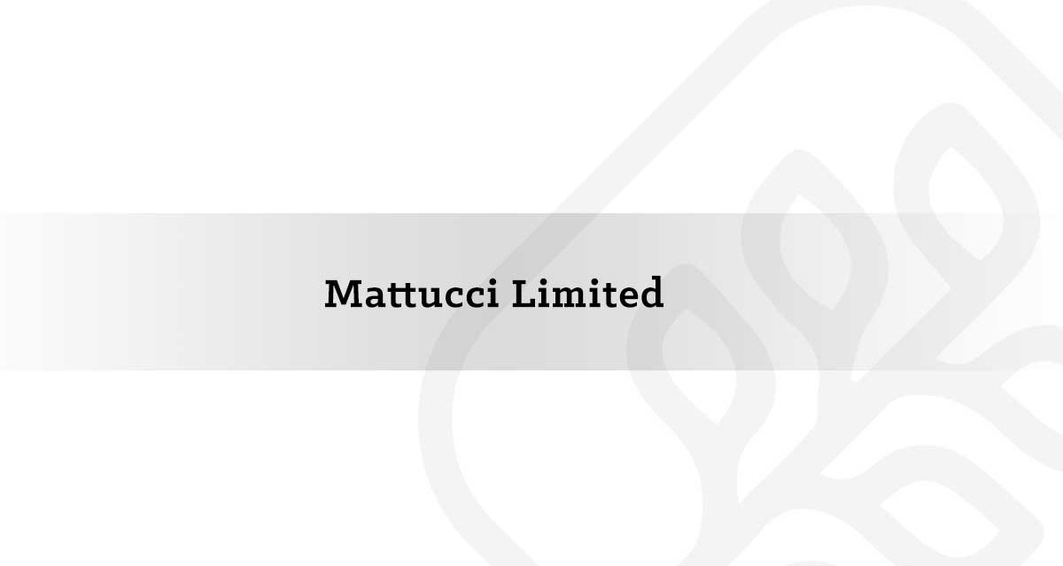 Mattucci Limited